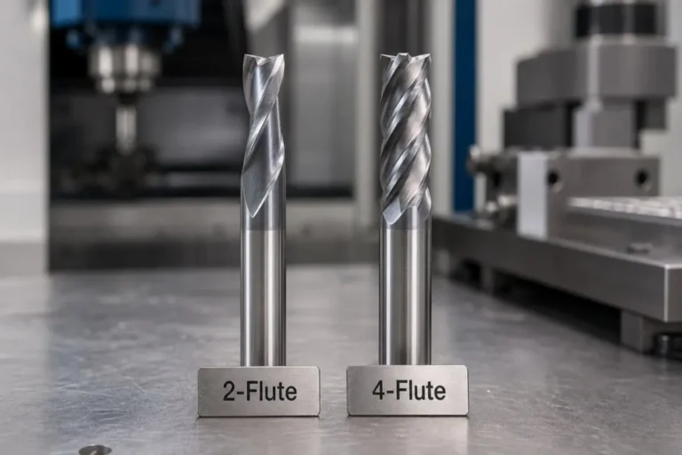 How to Choose Between 2-Flute and 4-Flute End Mills?