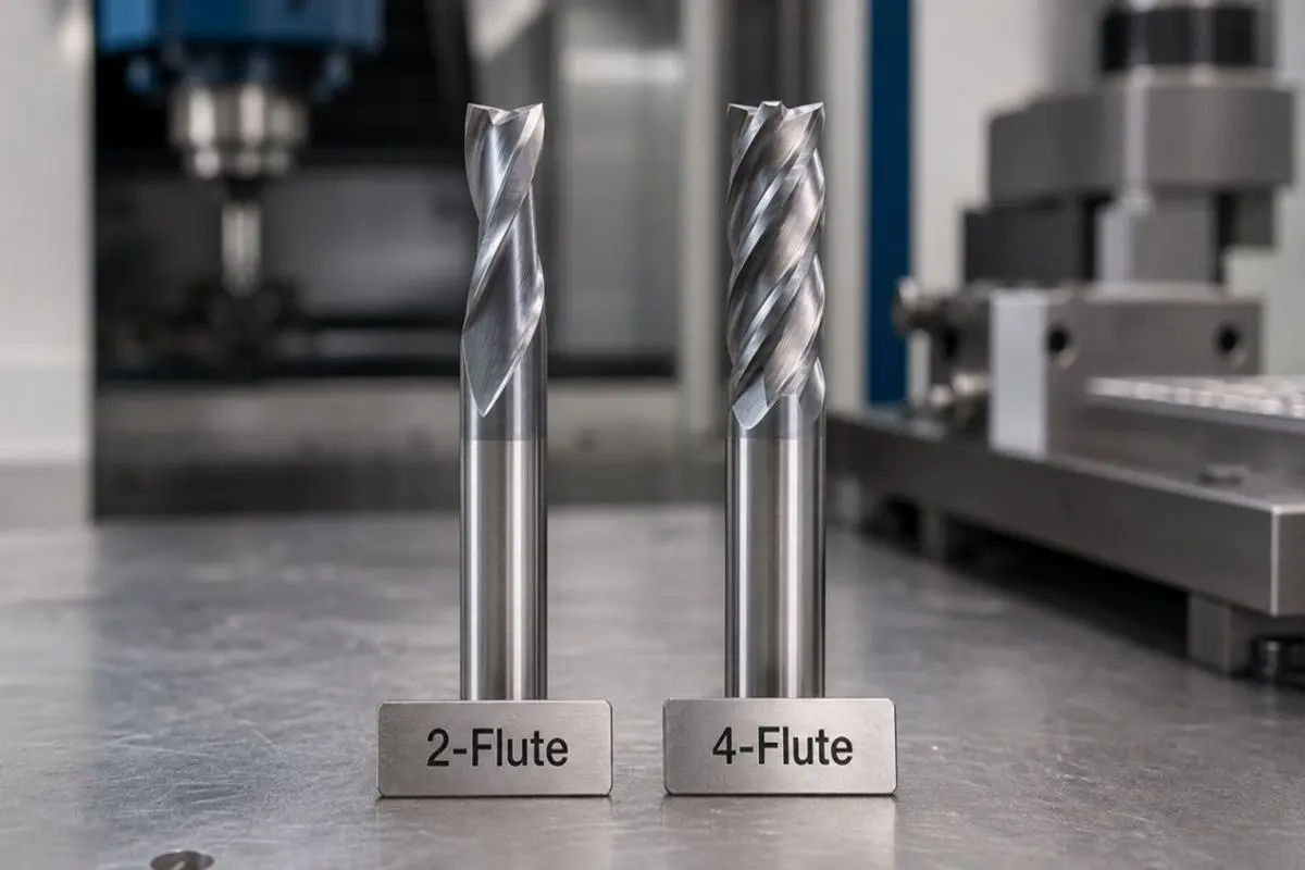 How to Choose Between 2-Flute and 4-Flute End Mills?