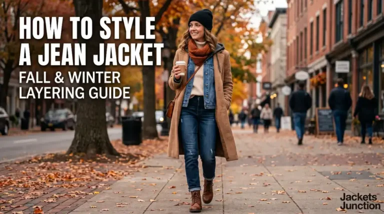 How to Style a Jean Jacket in Fall & Winter Layering Tips, Outfit Ideas & Styling Tricks