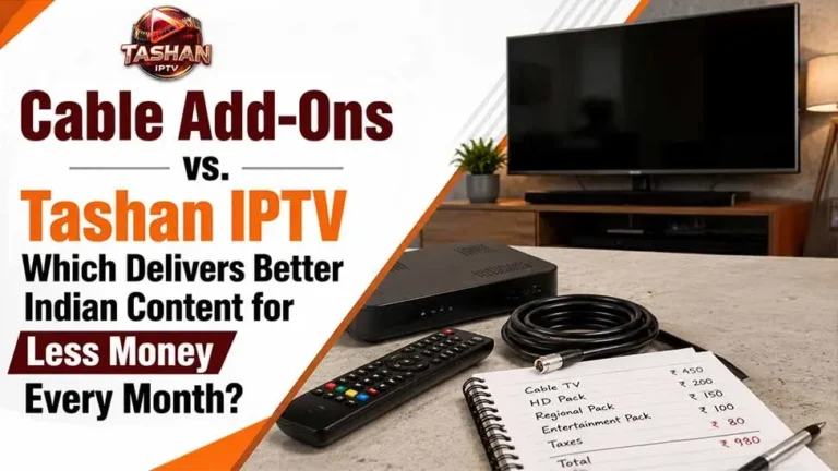 Cable Add-Ons vs. Tashan IPTV: Which Delivers Better Indian Content for Less Money Every Month?