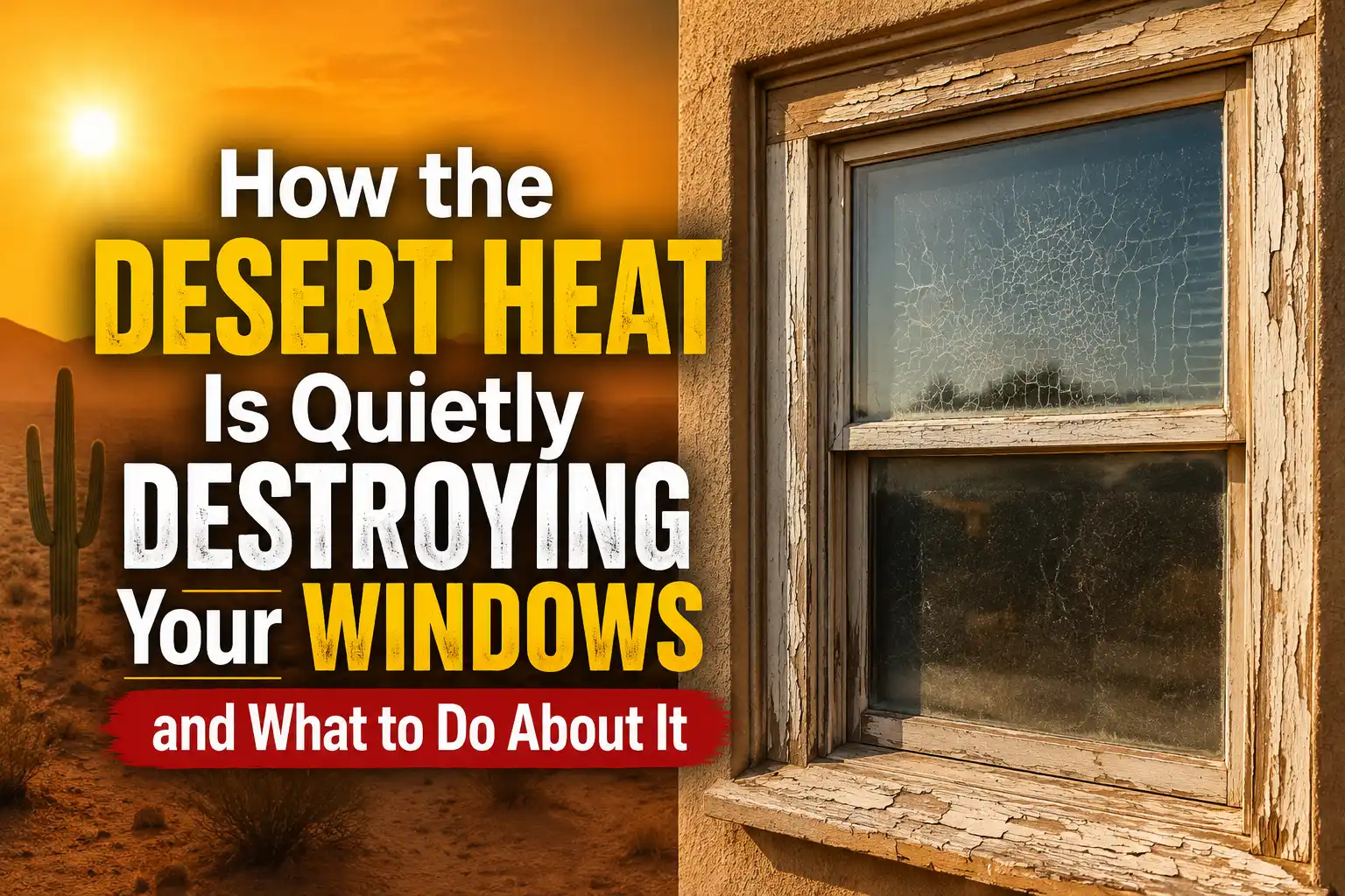 How the Desert Heat Is Quietly Destroying Your Windows and What to Do About It