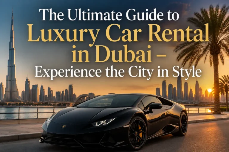 The Ultimate Guide to Luxury Car Rental in Dubai – Experience the City in Style