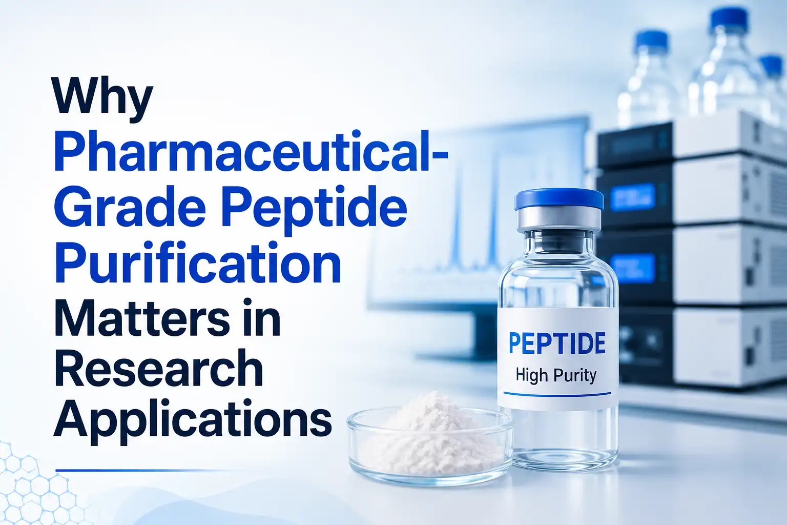 Why Pharmaceutical-Grade Peptide Purification Matters in Research Applications