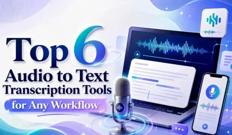 Top 6 Audio to Text Transcription Tools for Any Workflow
